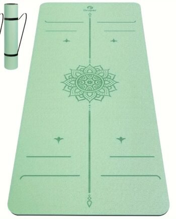 Non-Slip Yoga Mat with Carry Strap – Beginner-Friendly Fitness & Pilates Mat