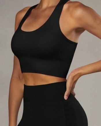 Women's Premium Sports Bra – High-Quality Supportive Activewear Bra (Black)